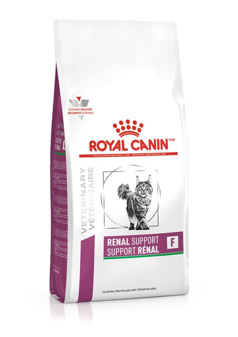 Renal support f - Product Description. Royal Canin Renal Support F helps support kidney health of adult cats under vet supervision. "F" stands for Flavorful to help stimulate a cat's appetite. It provides energy-dense nutritional support in smaller portions for cats with decreased appetites. Plus, it has a precise antioxidant complex, fatty acids from fish oil ...